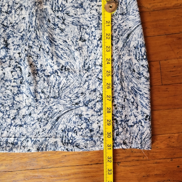 M.M.LaFleur Sarah 4.0 Dress in Indigo Marble - Picture 9 of 14